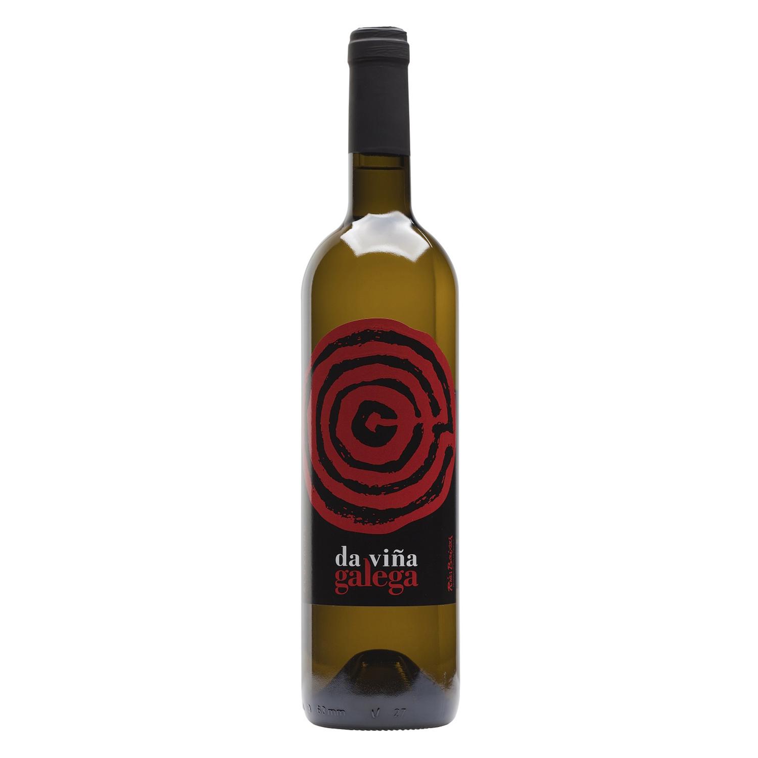 Vino blanco albariño Daviña Galega D.O. Rías Baixas 75 cl.