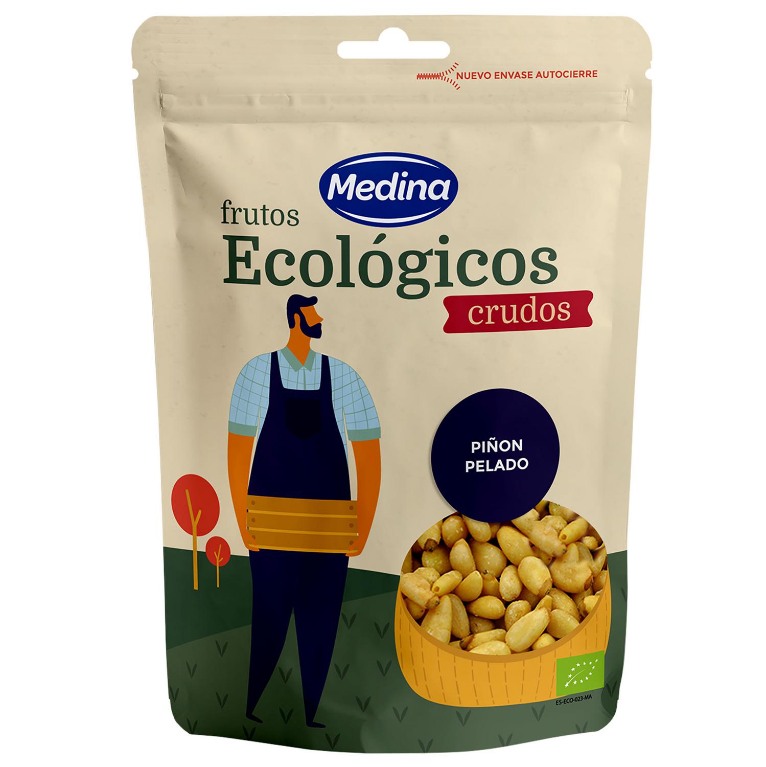 Piñones pelados ecológicos Medina 100 g.