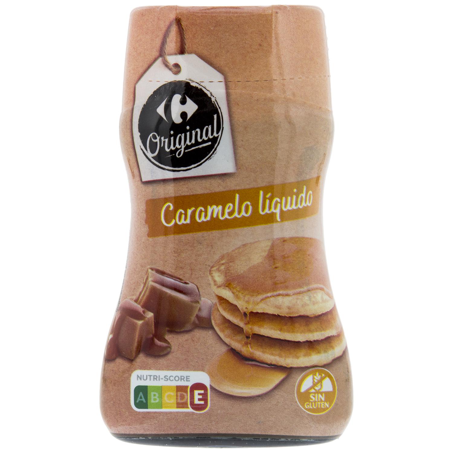 Sirope de caramelo Carrefour Original sin gluten 420 g.