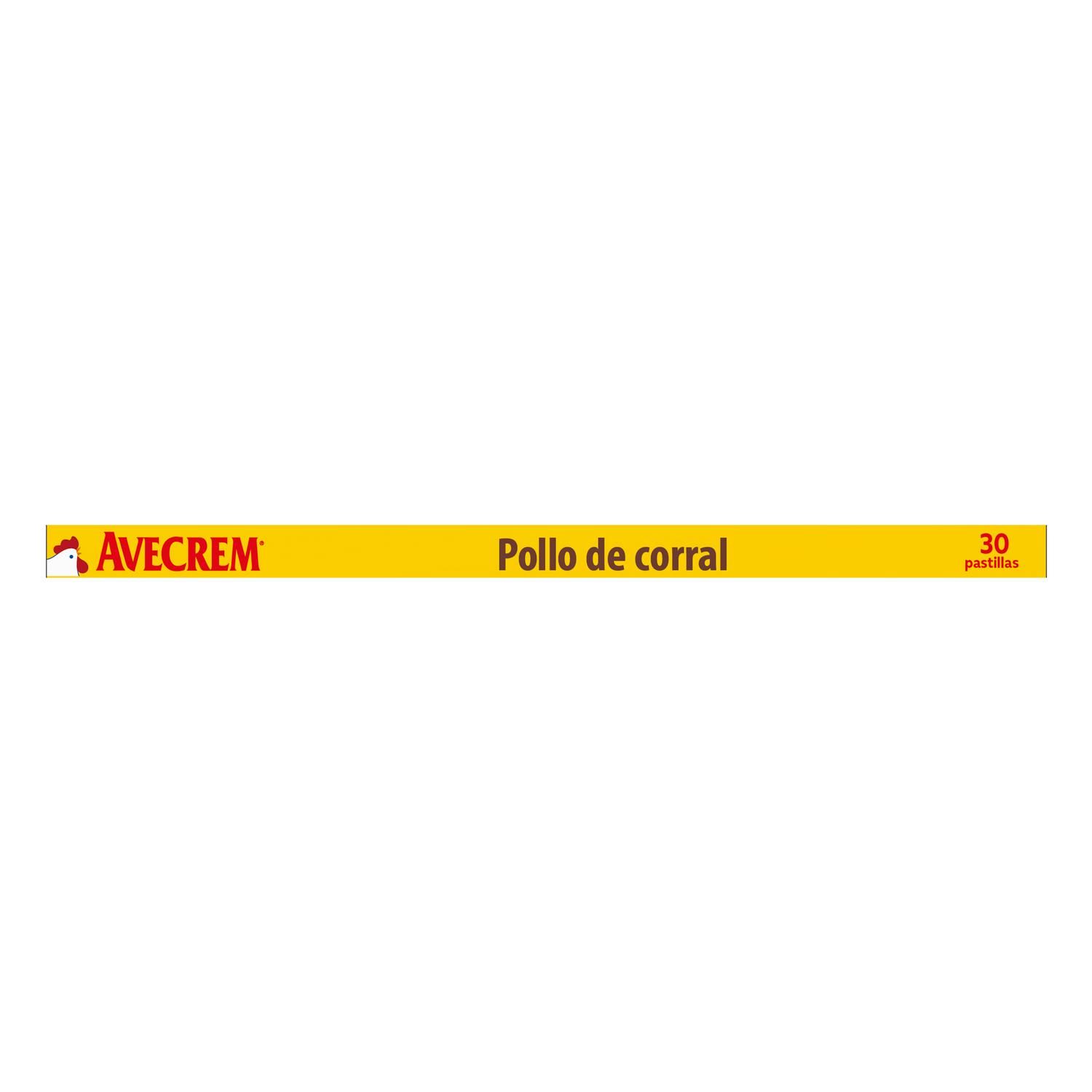 Caldo de pollo Avecrem Gallina Blanca sin gluten 30 pastillas