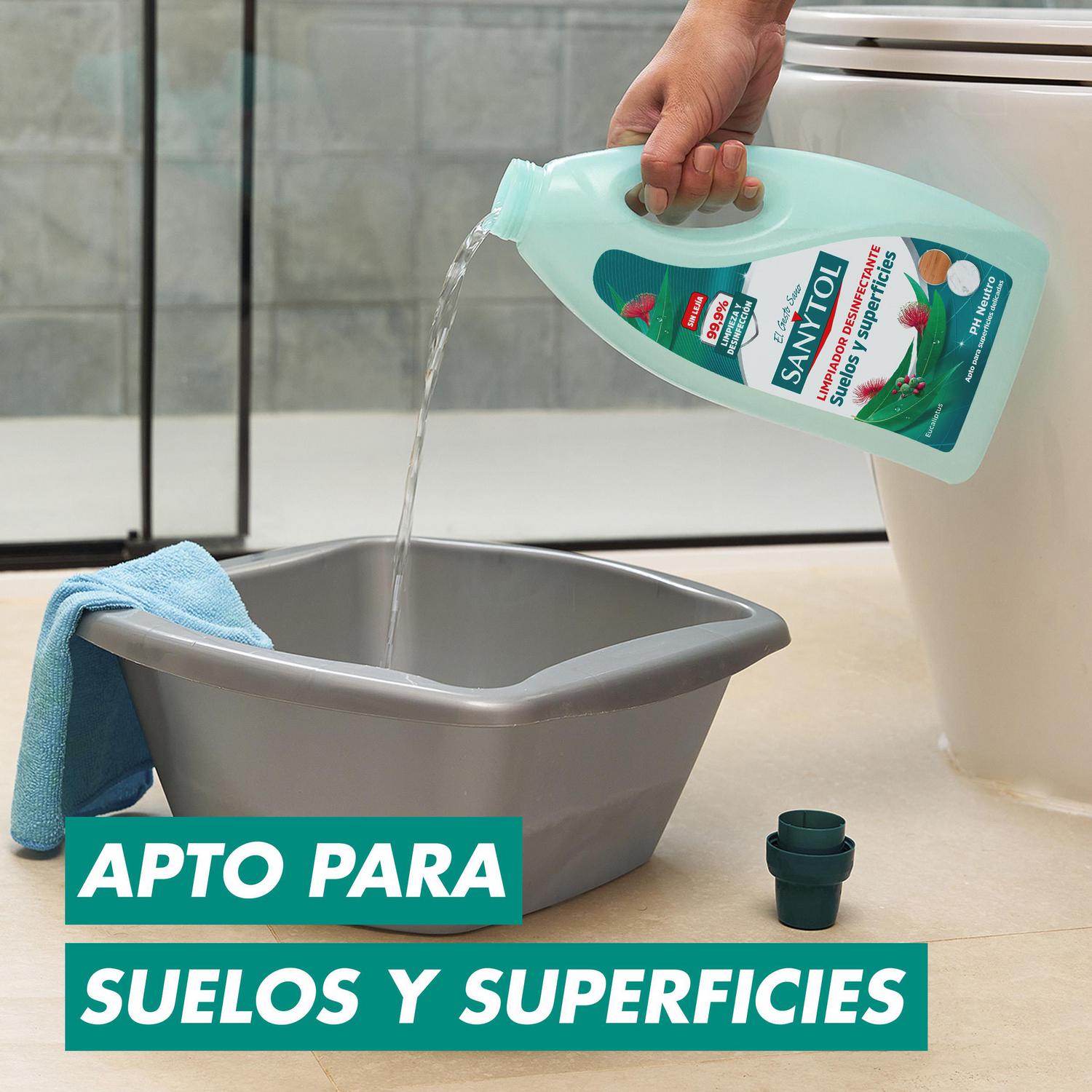 Limpiador desinfectante suelos y superficies Sanytol 1,2 l.