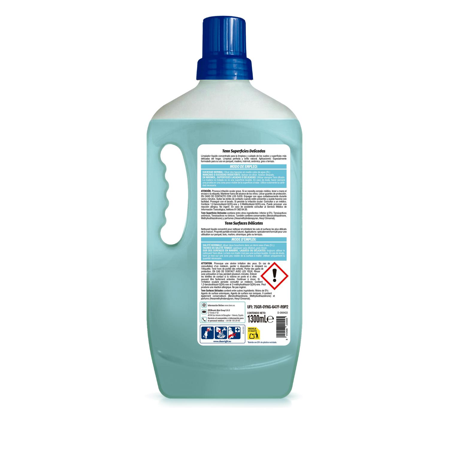 Limpiahogar aloe vera Tenn 1,3 l.