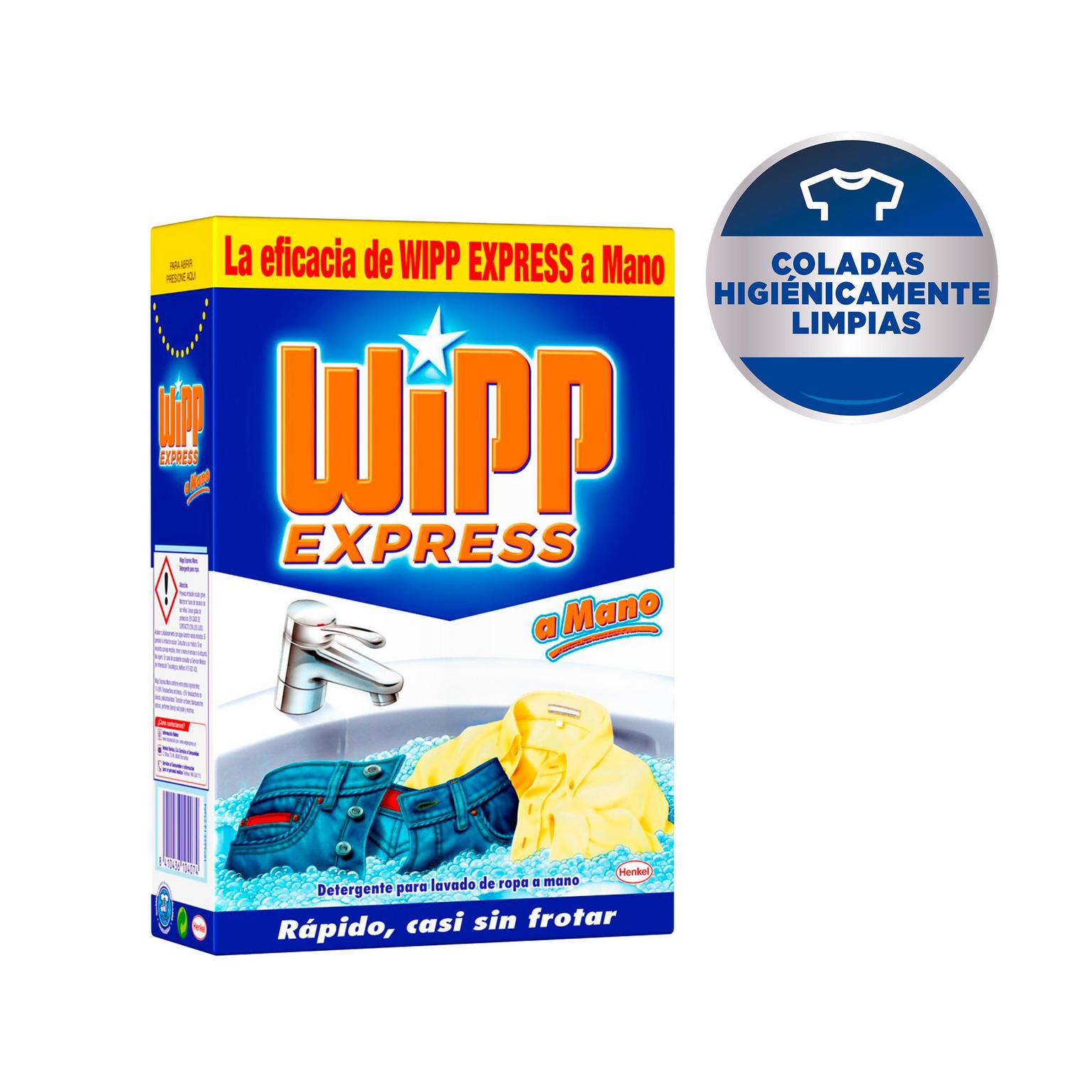 Detergente en polvo a mano Wipp Express 500 g.