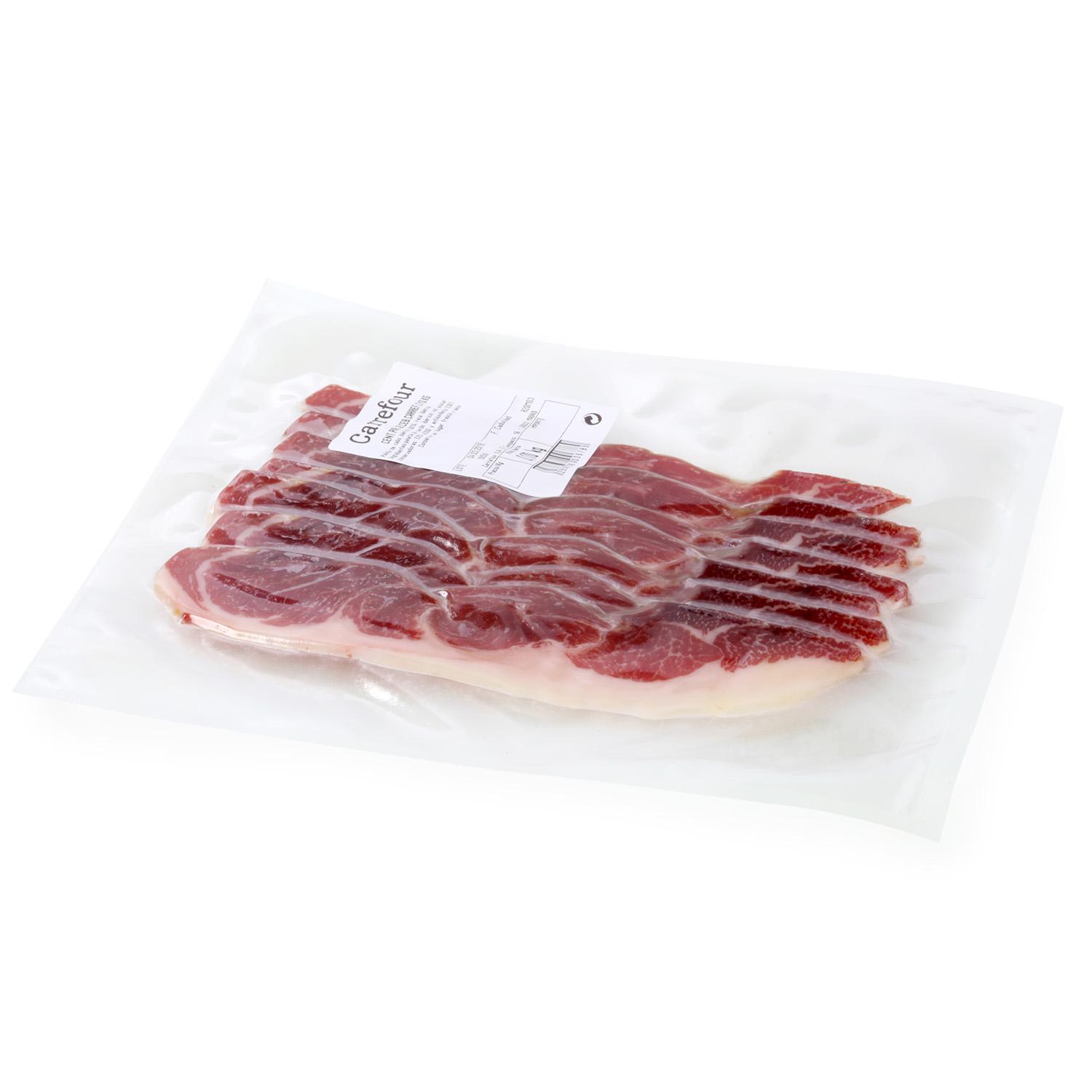 Centro de Paleta de Cebo Ibérica 50% Raza Ibérica al corte Círculo de calidad 170 g aprox