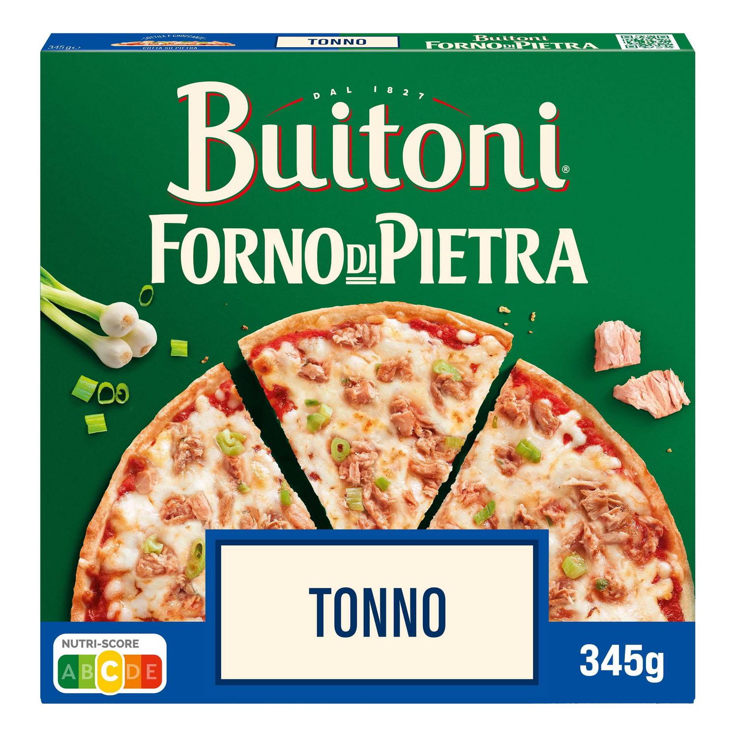 Pizza de atún fina y crujiente Forno di Pietra Buitoni 345 g.