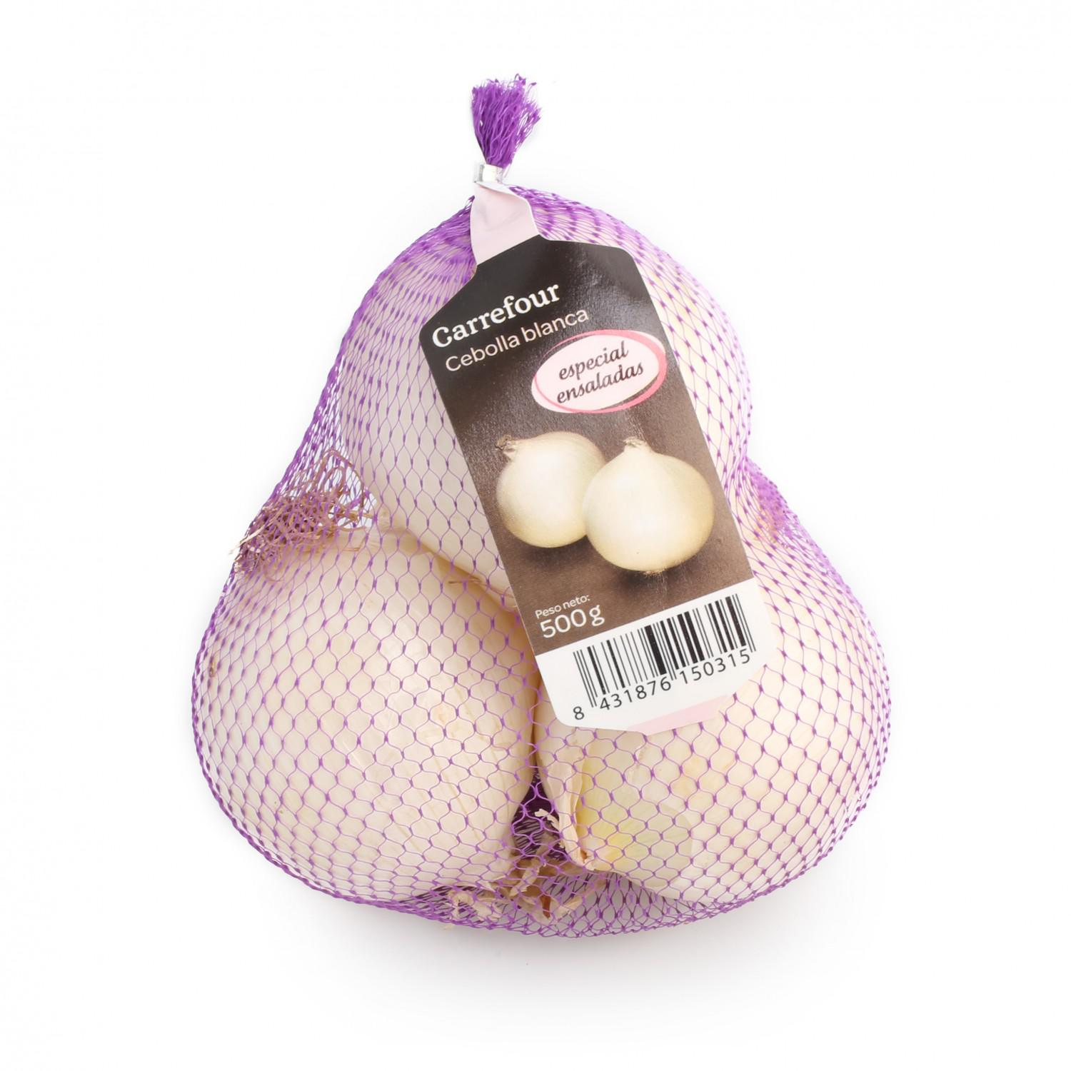 Cebolla blanca Carrefour 500 g
