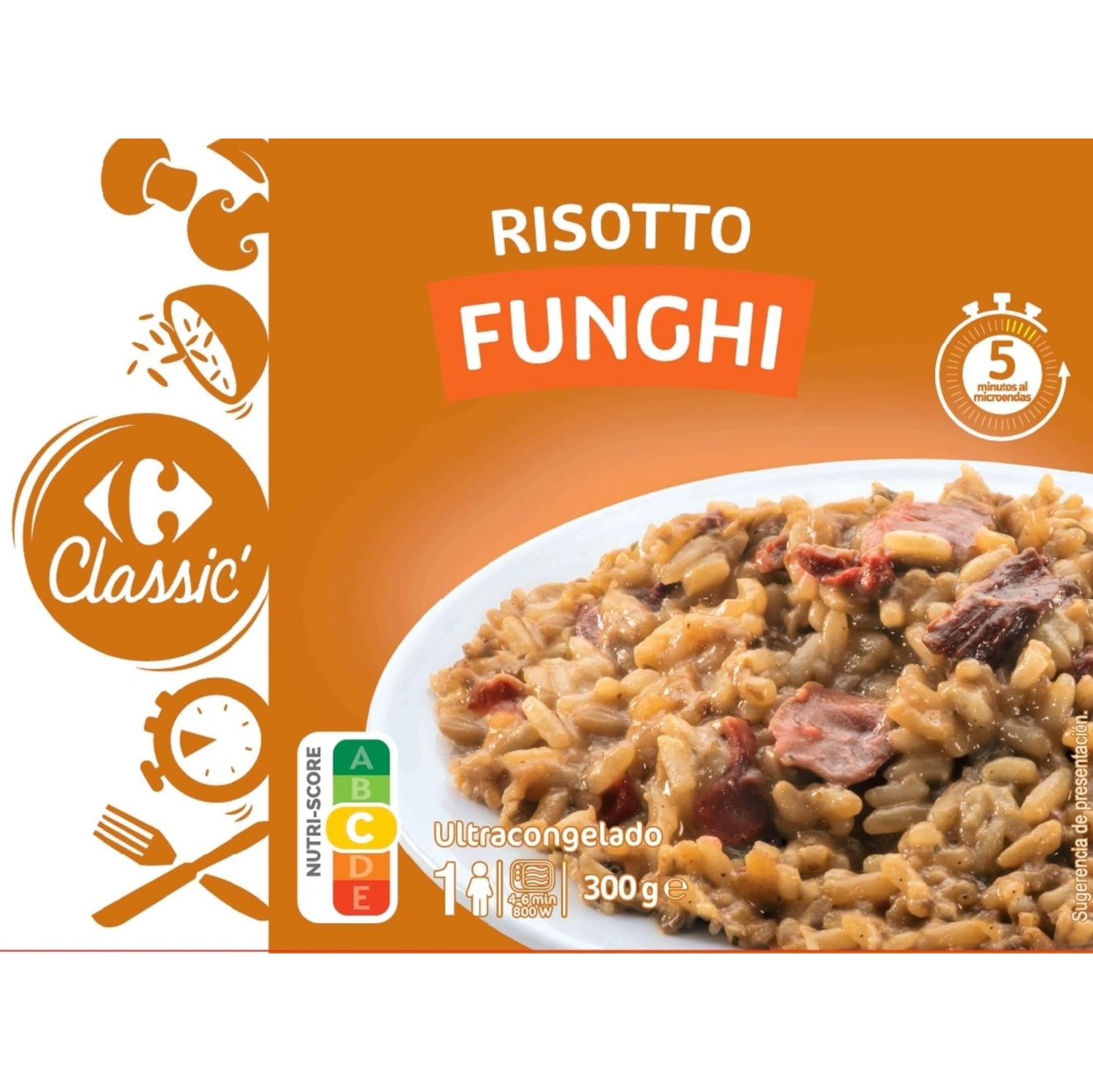 Risotto al Funghi Carrefour 300 g.
