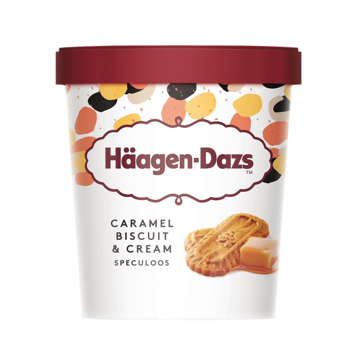 Helado de caramelo galleta y crema Häagen Dazs 460 ml.