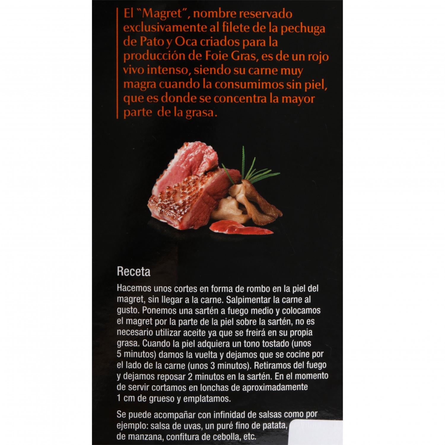 Magret fresco de pato Carrefour Selección 400 g aprox