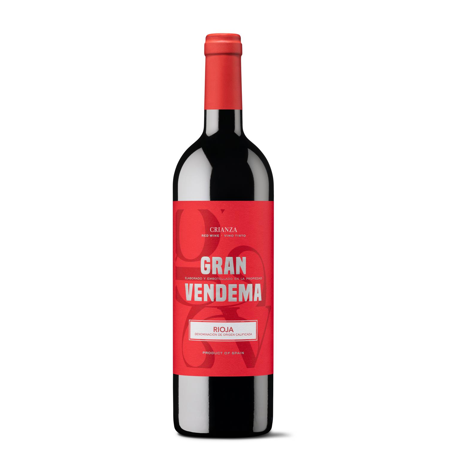 Vino tinto crianza Gran Vendema D.O.Ca. Rioja 75 cl.