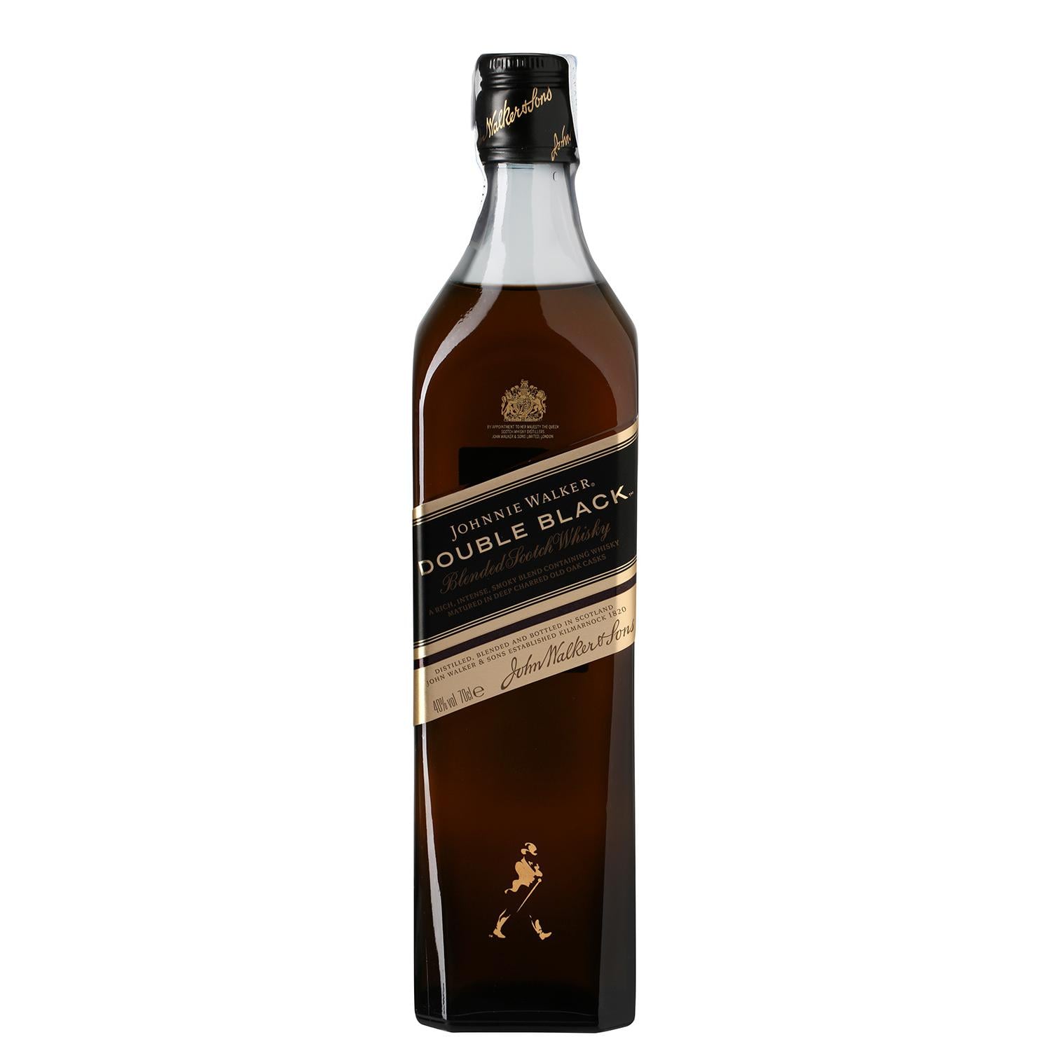 Whisky Johnnie Walker Double Black escocés 70 cl.