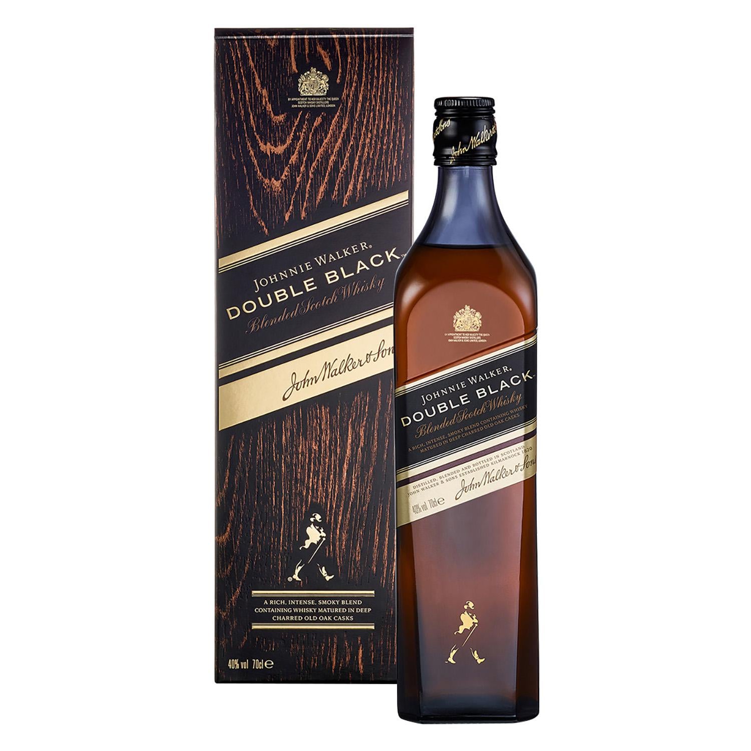 Whisky Johnnie Walker Double Black escocés 70 cl.