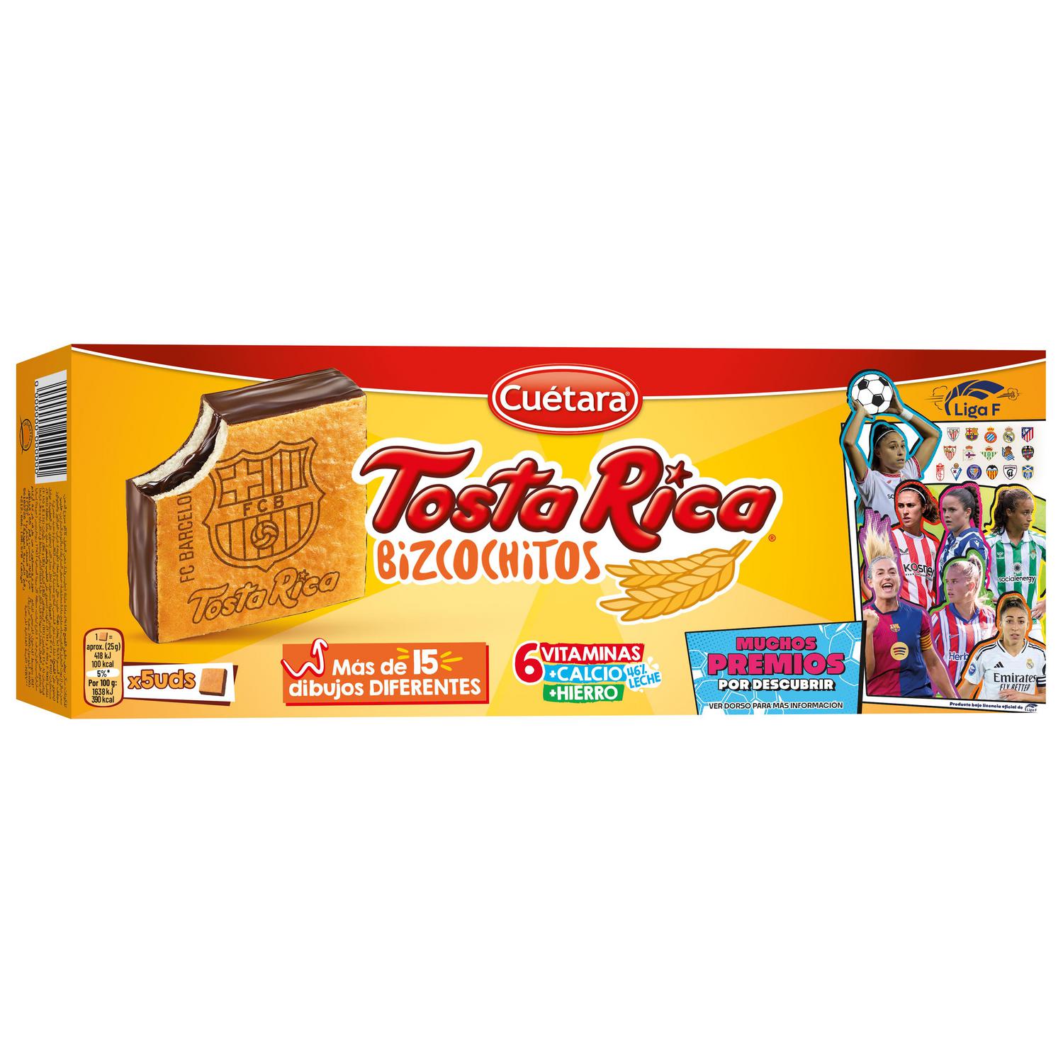 Bizcochitos Tosta Rica 125 g.