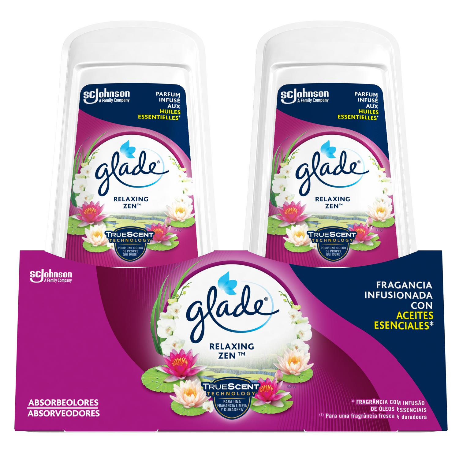 Ambientador absorbeolor relazing zen Glade pack de 2 ud.