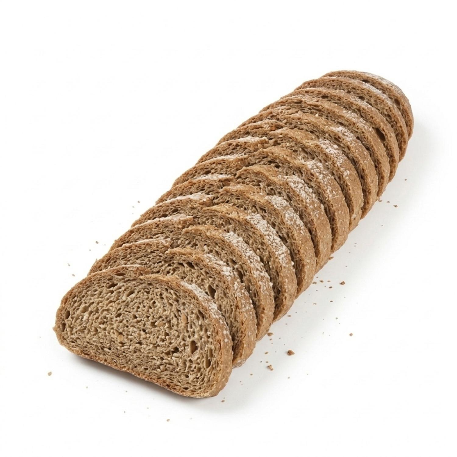 Barra de pan integral 100% Hecho aquí Carrefour 350 g