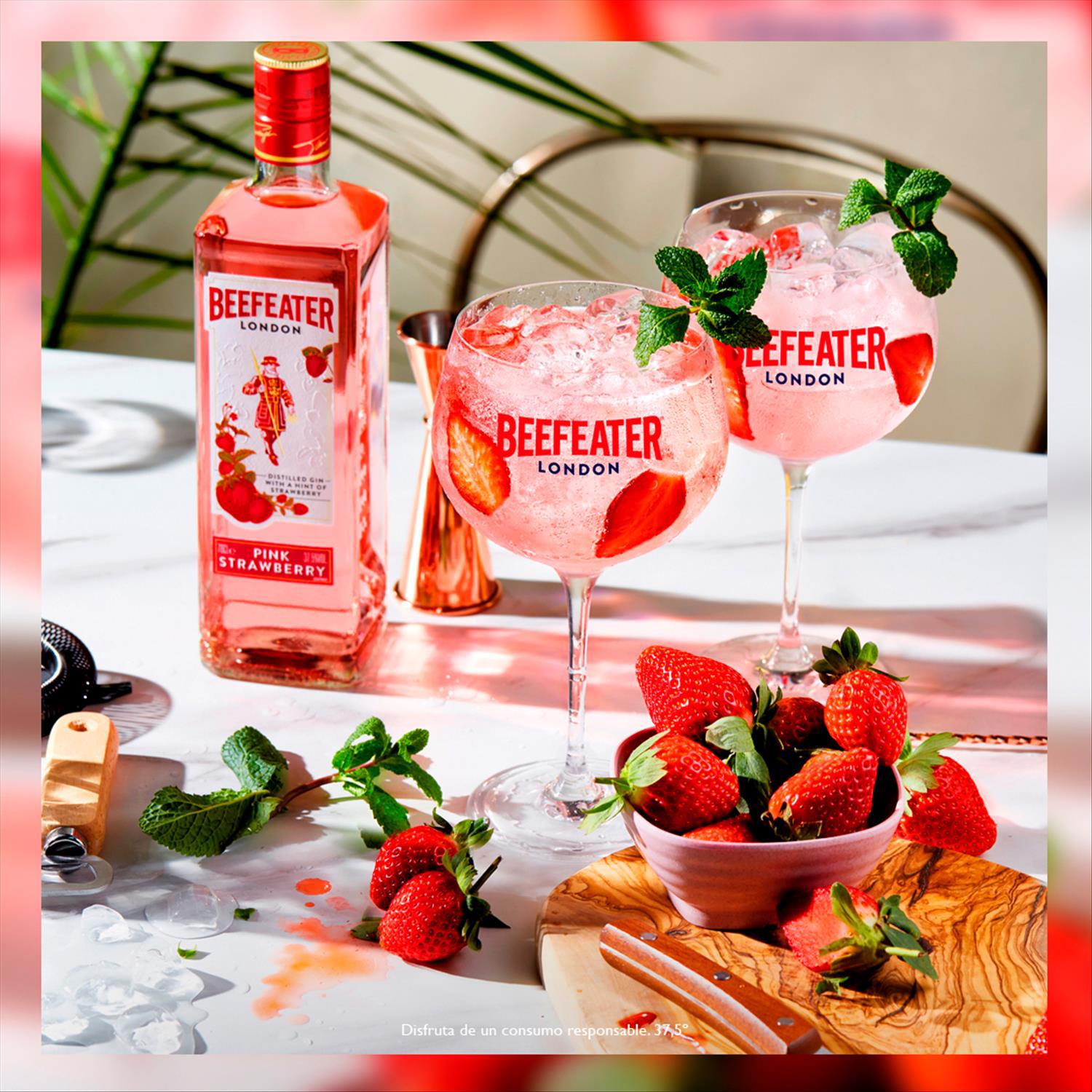 Ginebra Beefeater pink strawberry 70 cl.