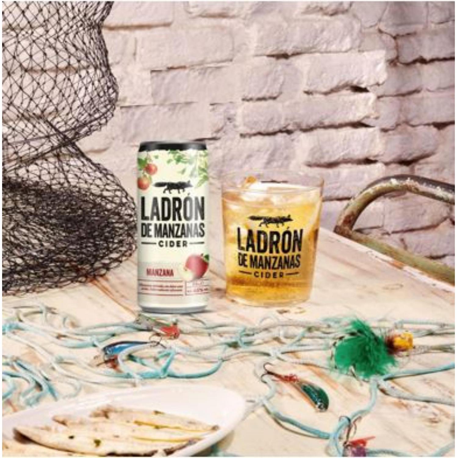 Cider Ladrón de manzanas lata 33 cl.