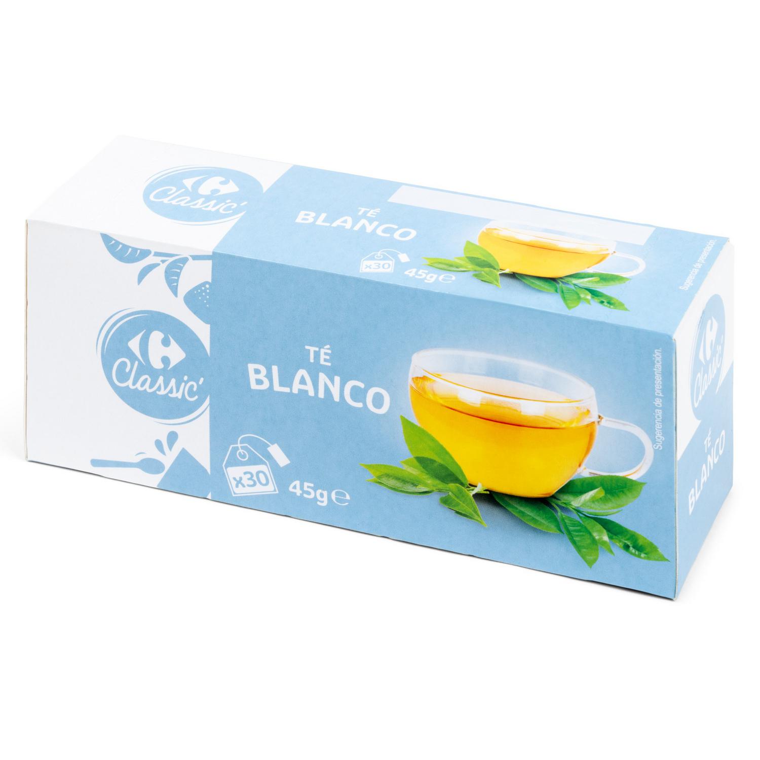 Té blanco en bolsitas Carrefour Classic 30 ud.
