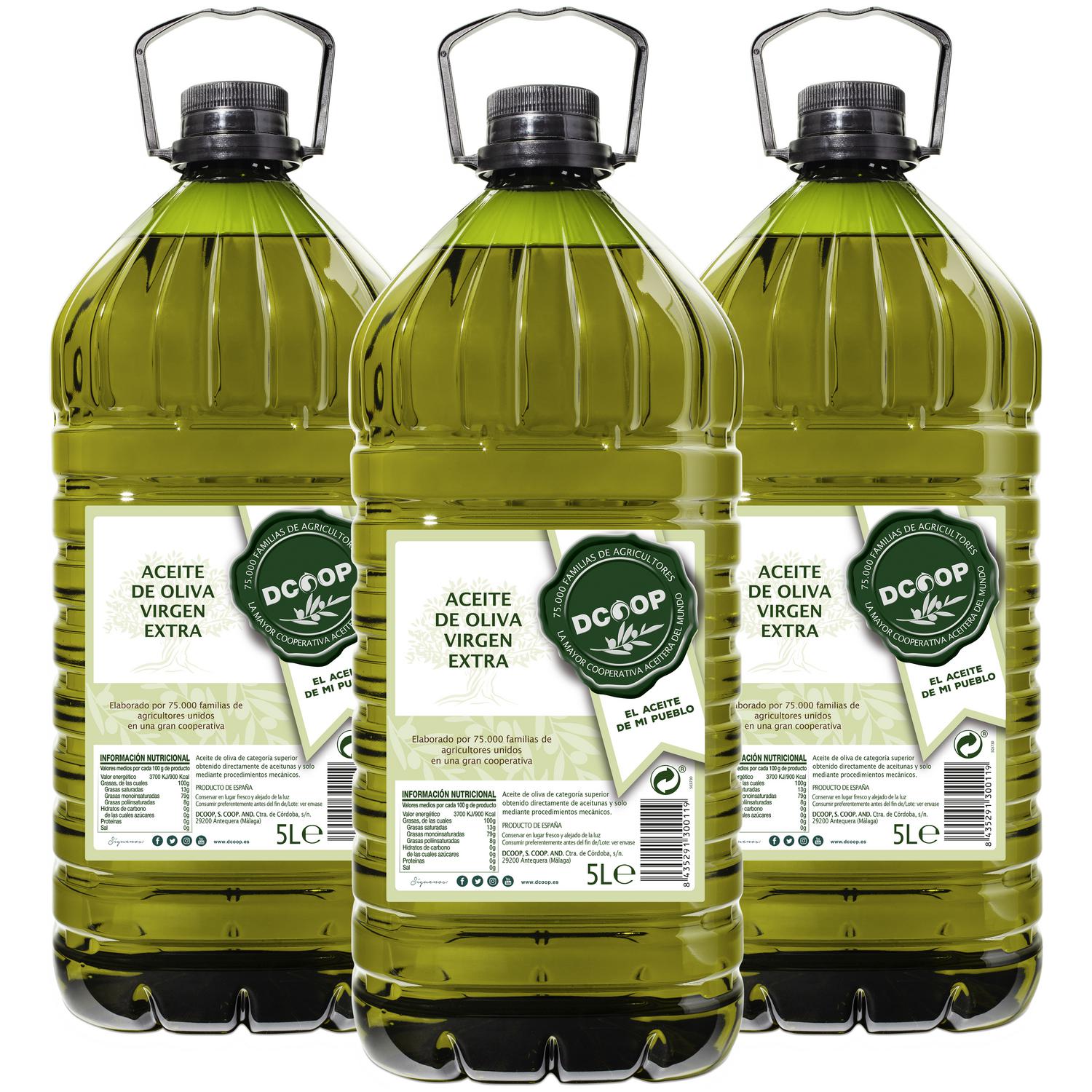 Aceite de oliva virgen extra Dcoop 5 l.