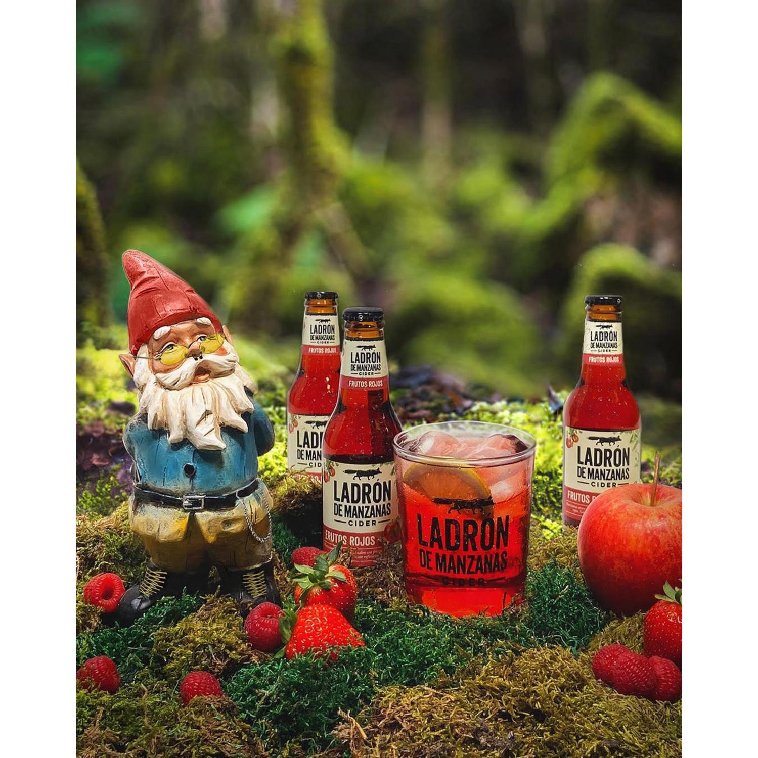 Cider Ladrón de manzanas sabor frutos rojos botella 25 cl.