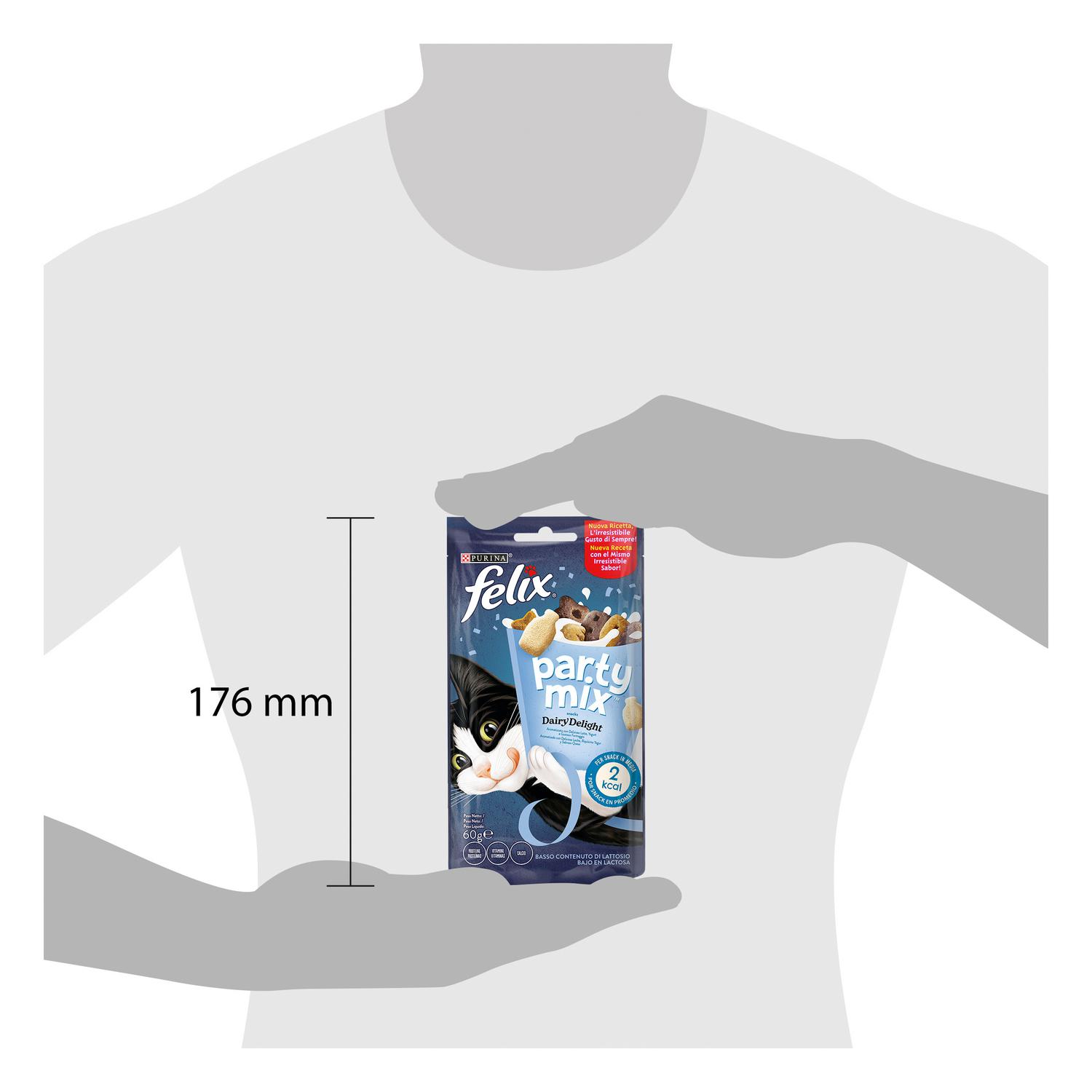Snack delicias de leche para gato Purina Felix 60 g