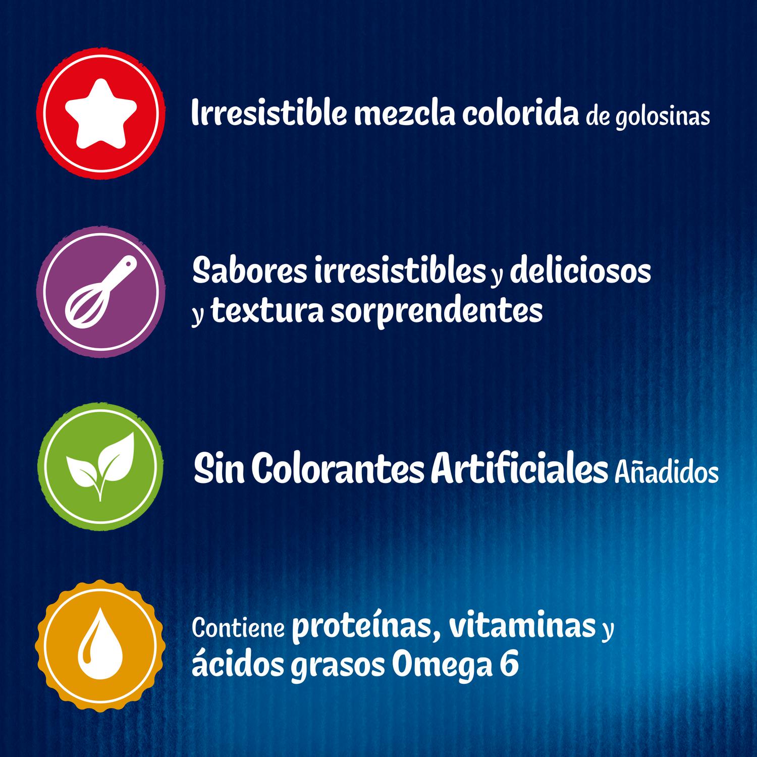 Snack delicias de leche para gato Purina Felix 60 g