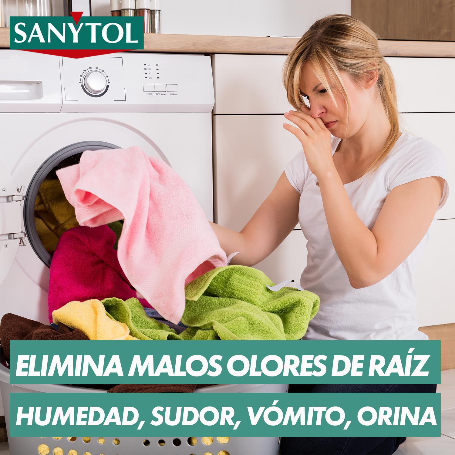 Desinfectante para la colada elimina olores sin lejía Sanytol 500 ml.