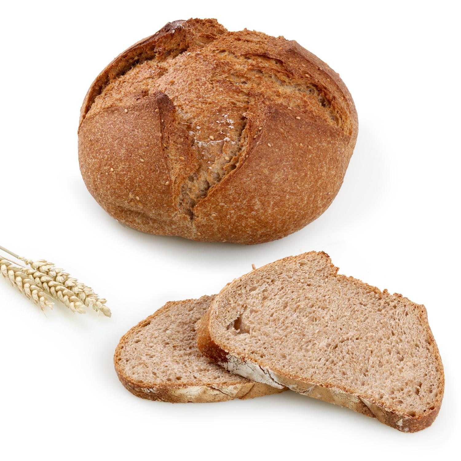 Hogaza de pan integral 100% Hecho aquí Carrefour 400 g