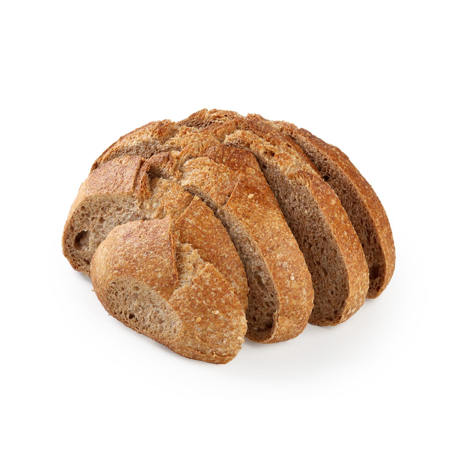 Hogaza de pan integral 100% Hecho aquí Carrefour 400 g