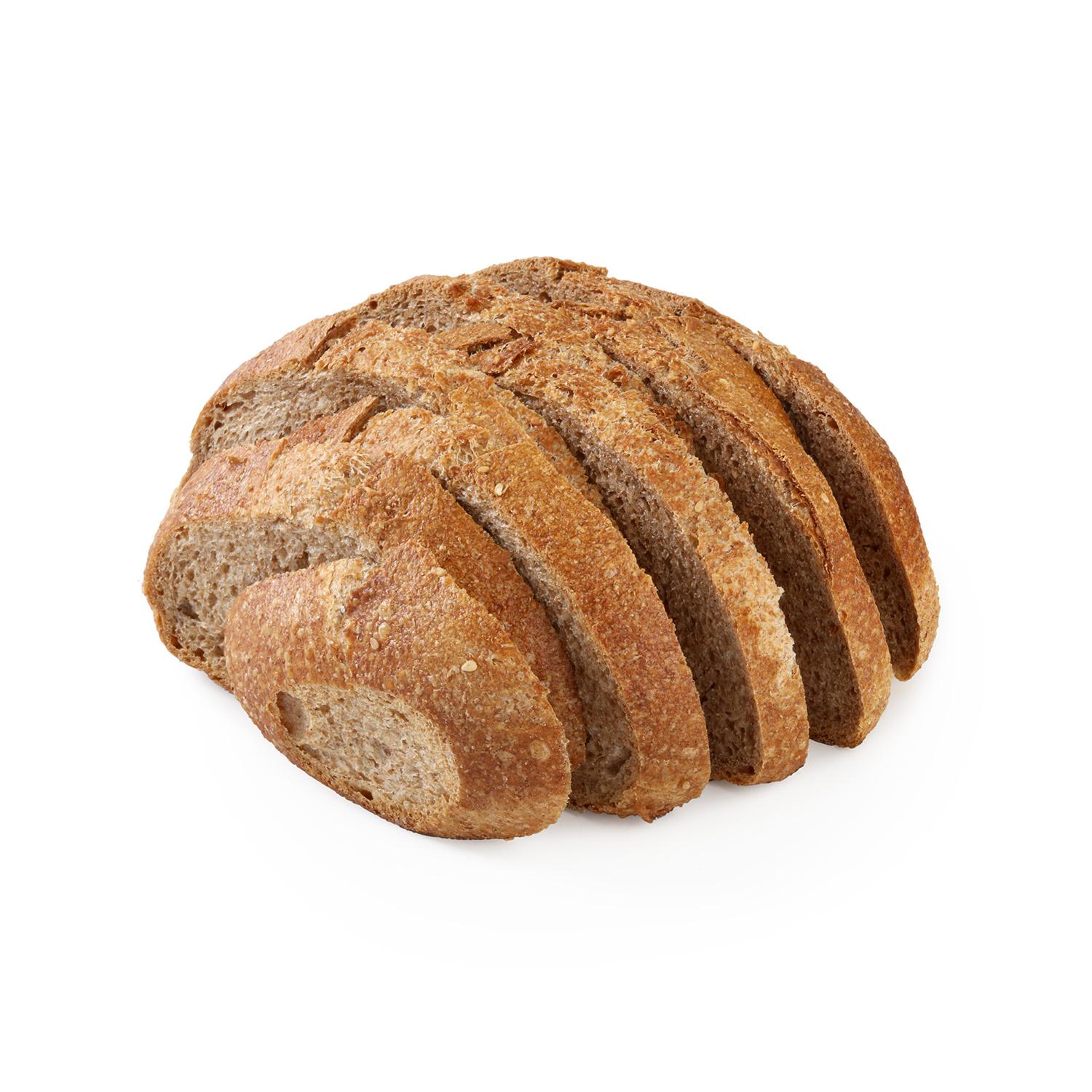 Hogaza de pan integral 100% Hecho aquí Carrefour 400 g