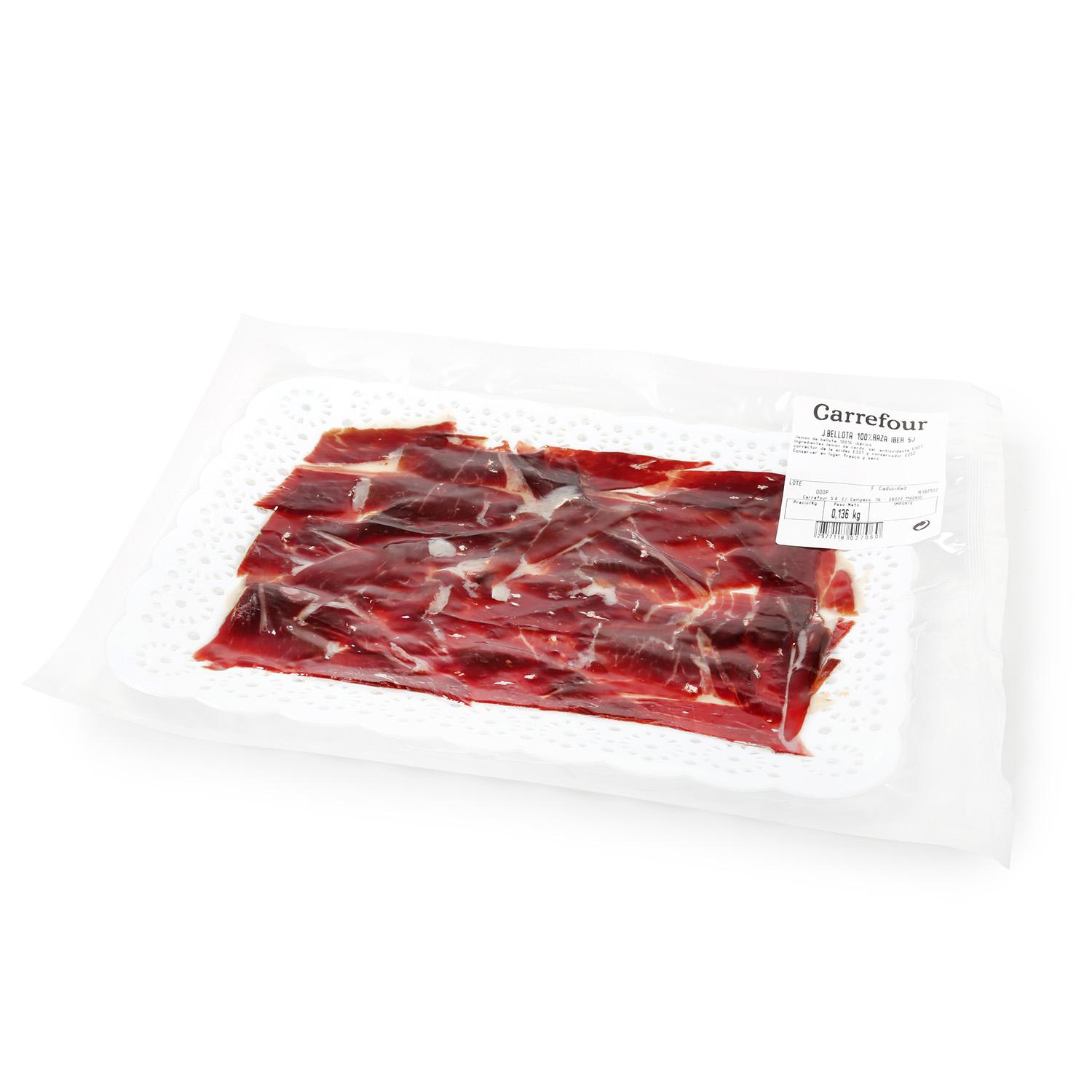 Jamón de Bellota Ibérico 100% Raza Ibérica 5J 100 g aprox