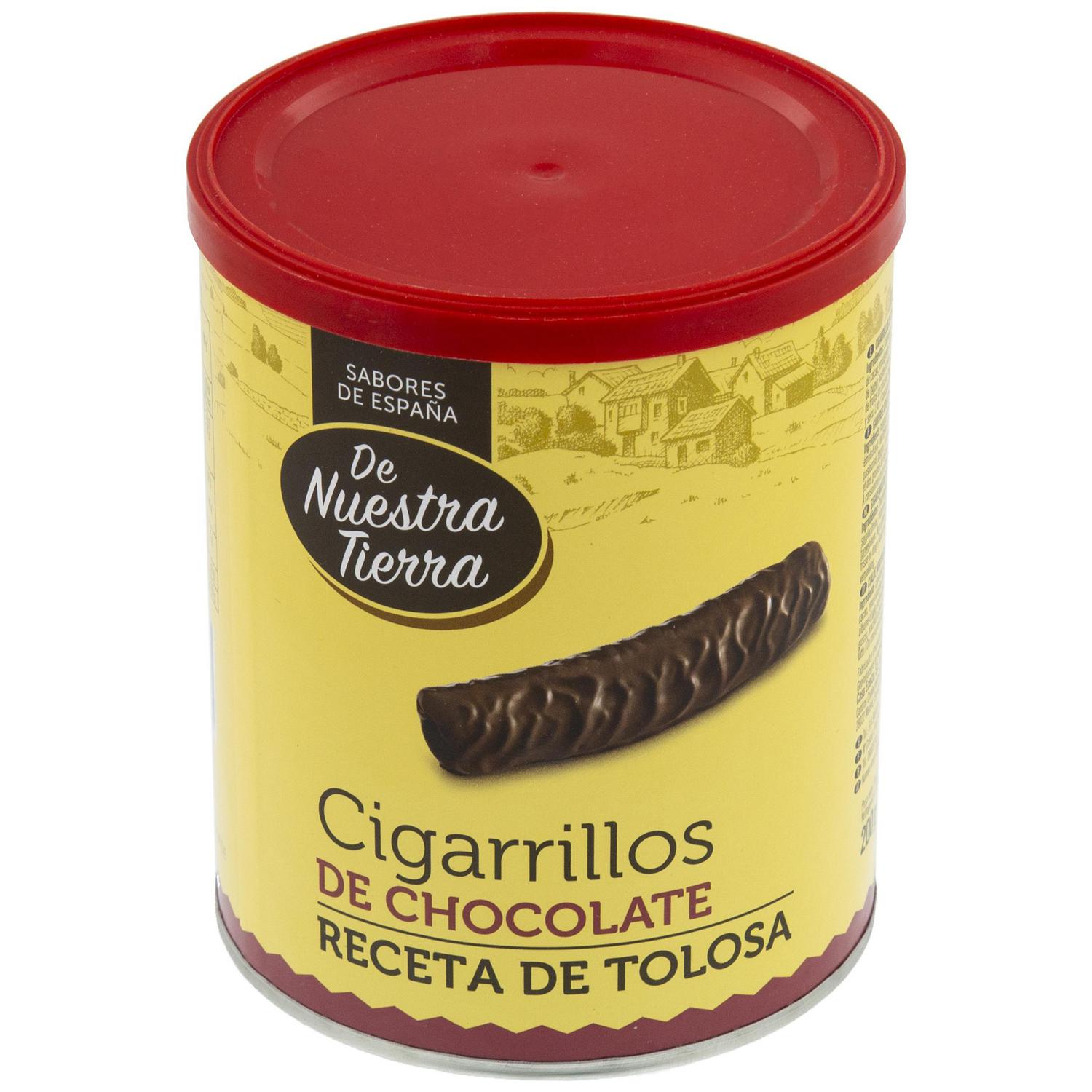 Cigarrillos de Tolosa de chocolate De Nuestra Tierra 200 g.