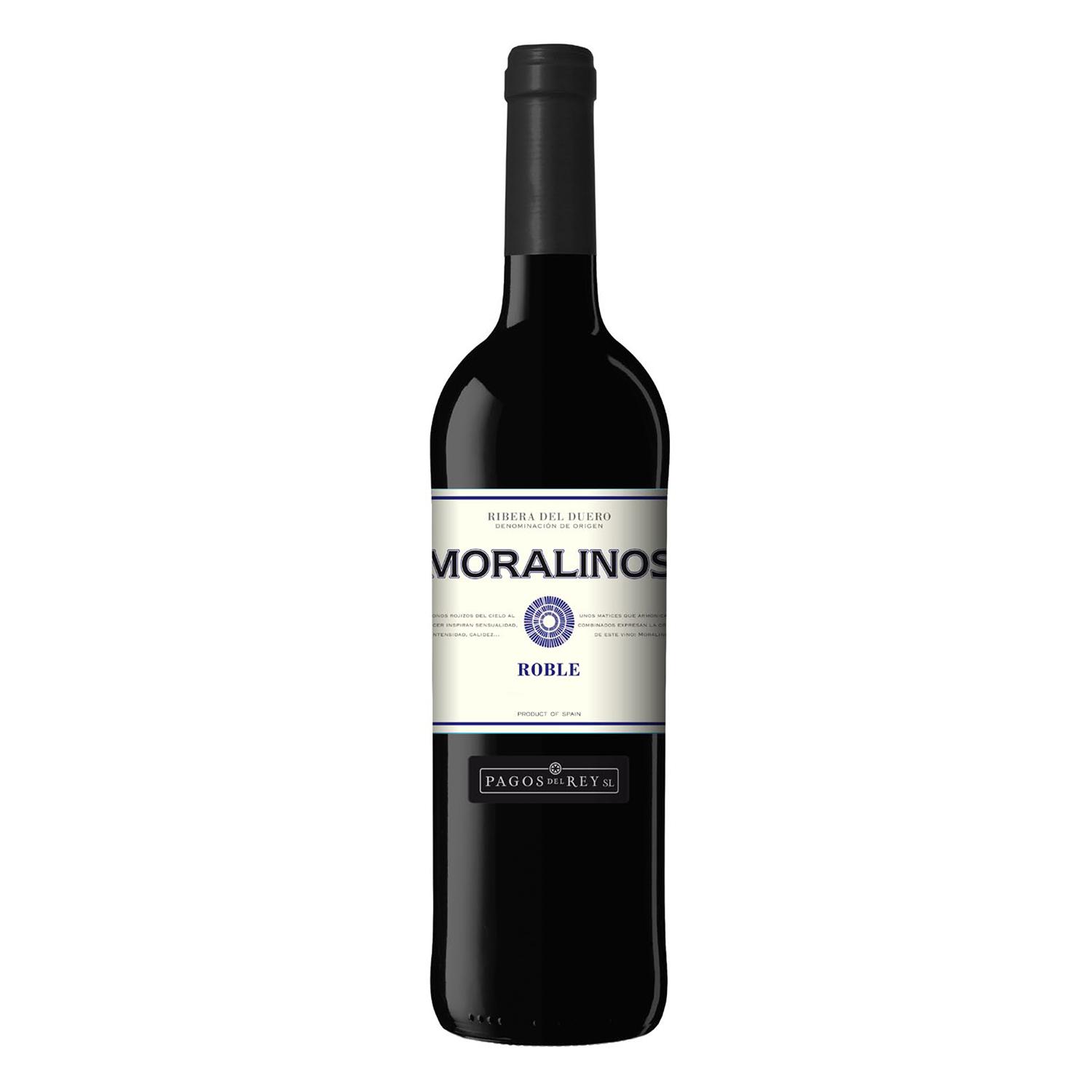 Vino tinto roble Moralinos D.O. Ribera del Duero 75 cl.