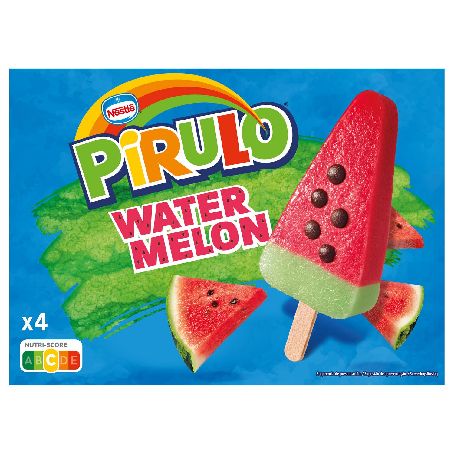 Helado Pirulo Watermelon Nestlé sin gluten 4 ud.