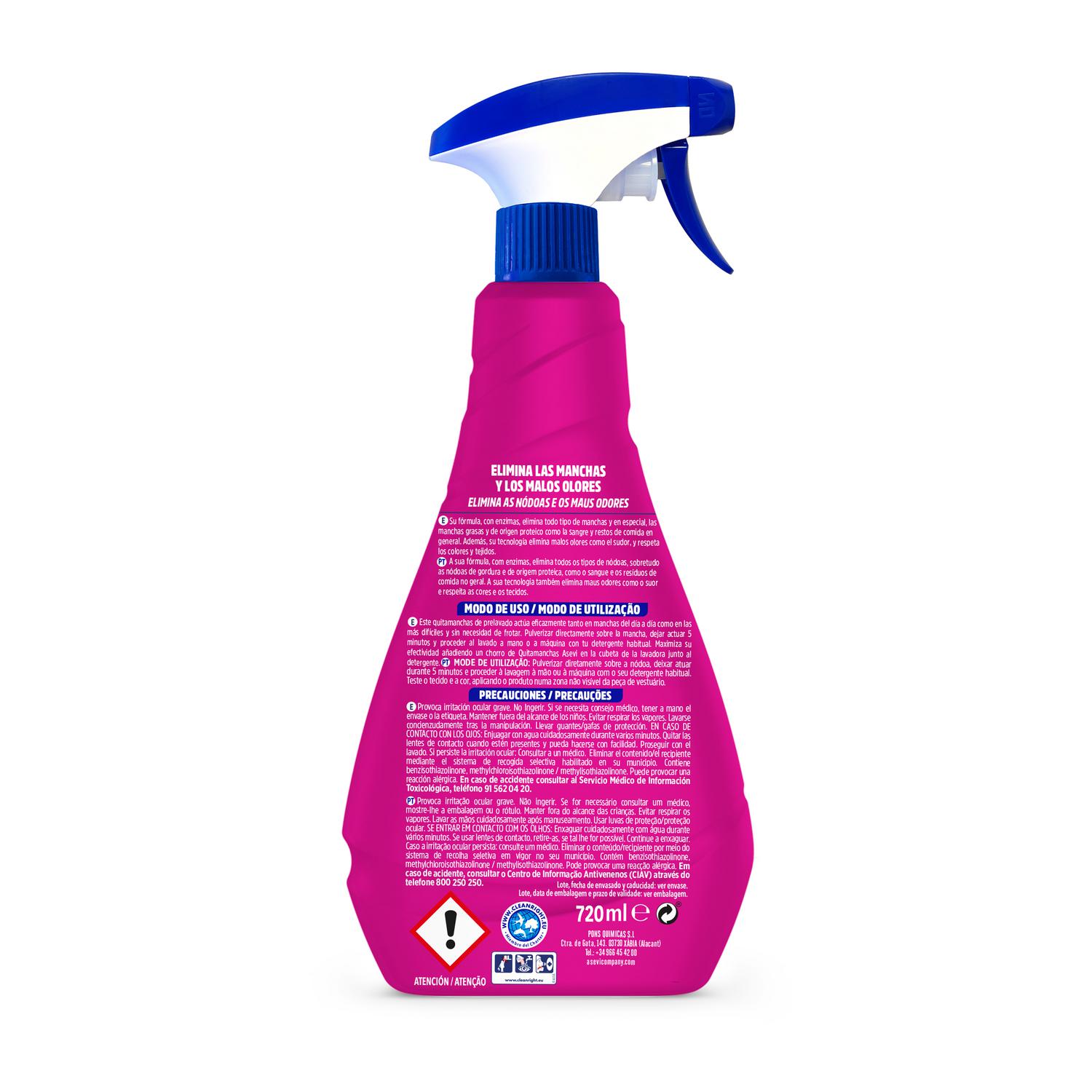 Quitamanchas Asevi 750 ml.