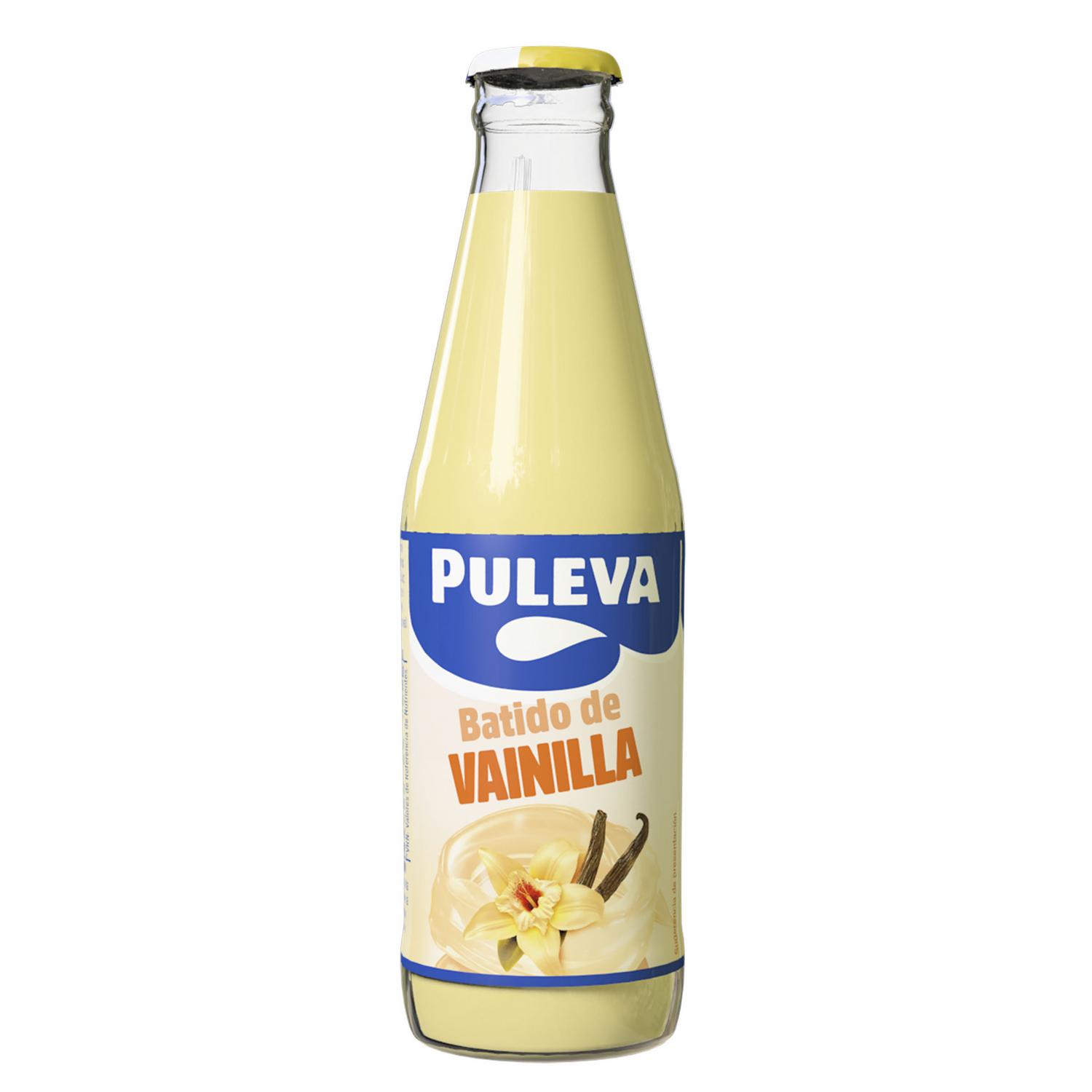Batido de vainilla Puleva sin gluten botella 200 ml.