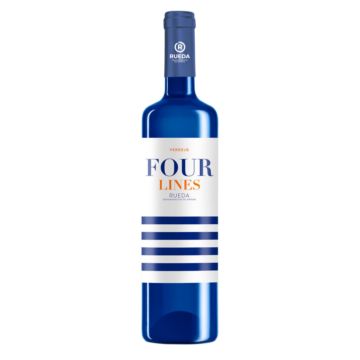 Vino blanco verdejo Four Lines D.O. Rueda 75 cl.