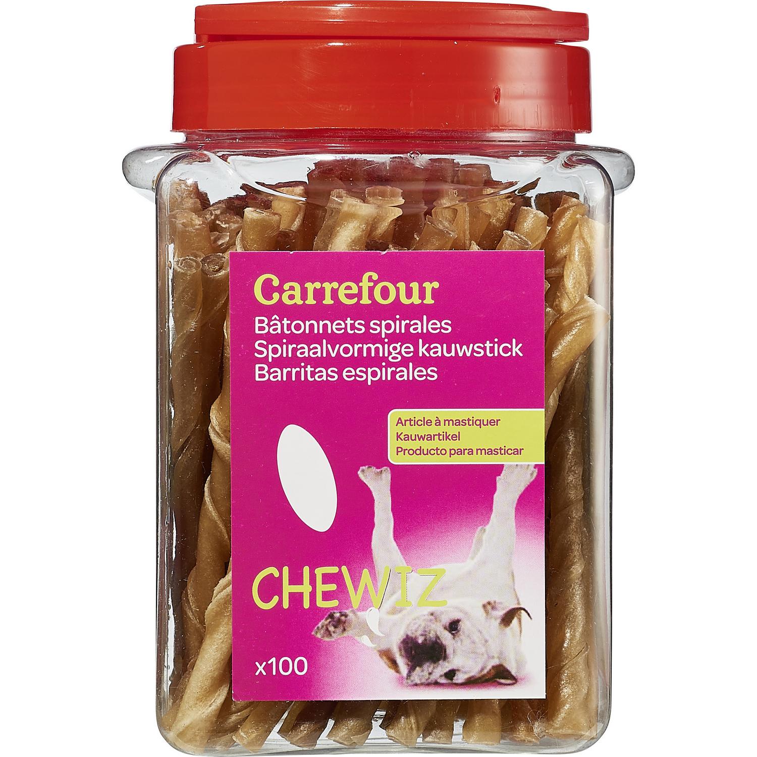 Snacks de buey para perros Carrefour 100 unidades