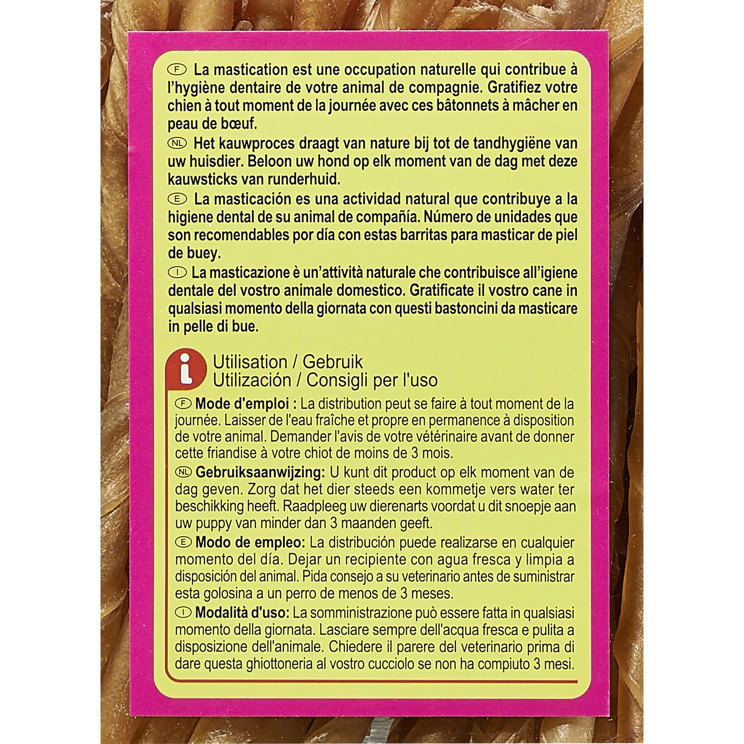 Snacks de buey para perros Carrefour 100 unidades