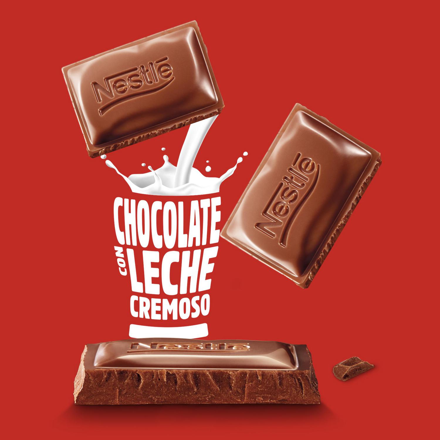 Chocolate con leche extrafino Nestlé sin gluten pack de 3 tabletas de 125 g.