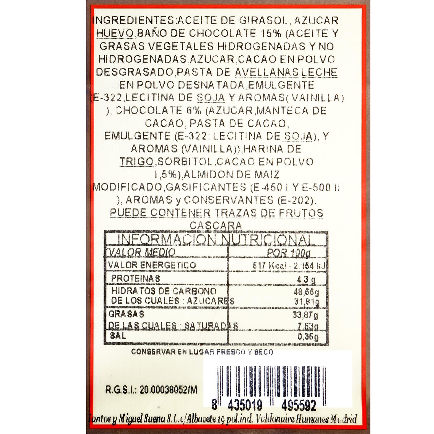 Brownie de chocolate 340 g