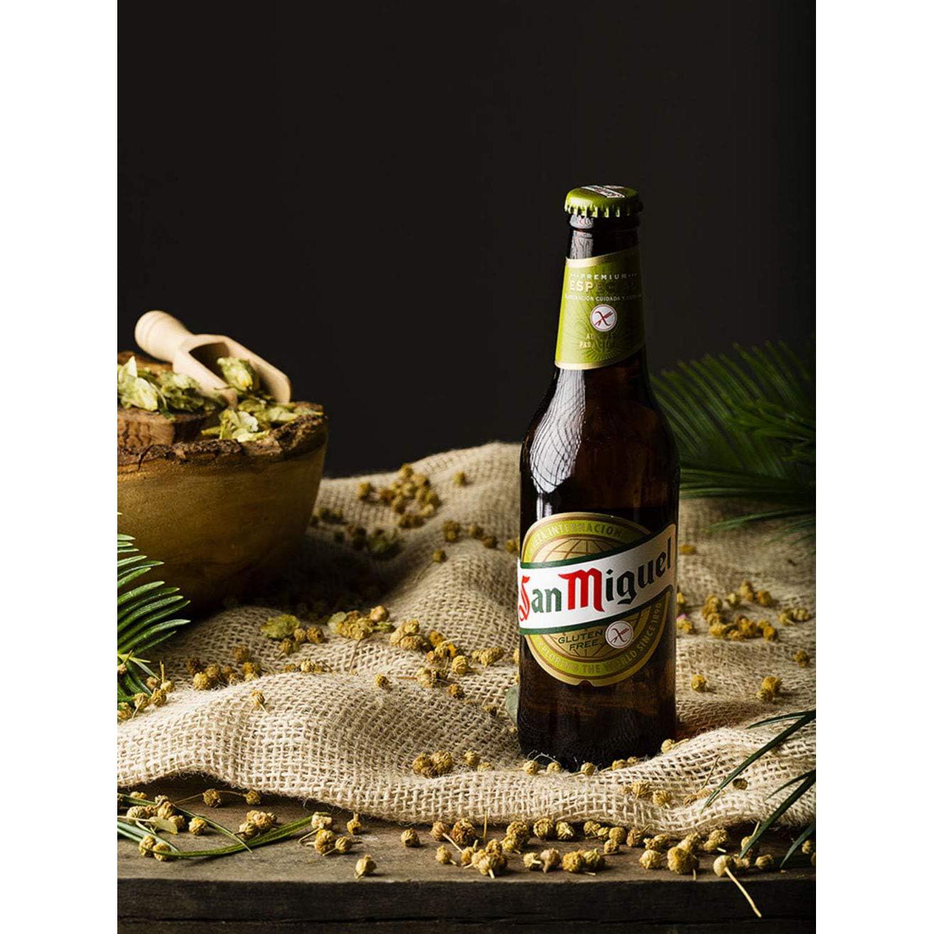 Cerveza San Miguel especial sin gluten botella 33 cl.