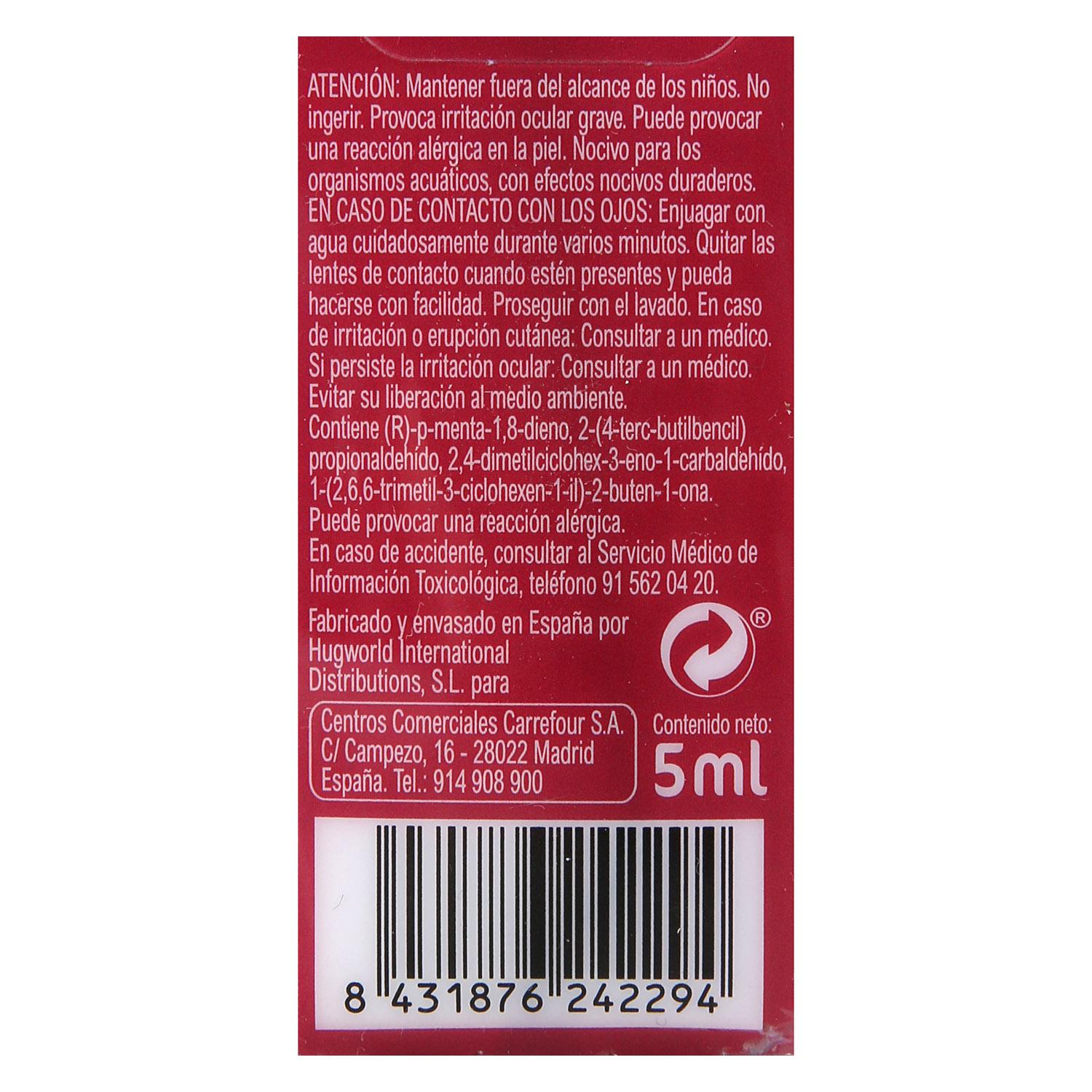 Ambientador para coche olor frutos rojos Carrefour 1 ud.