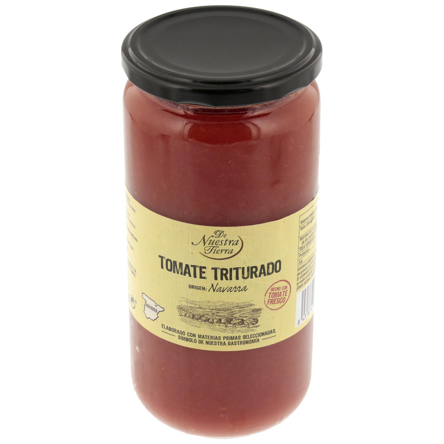 Tomate triturado frasco De Nuestra Tierra 660 g.