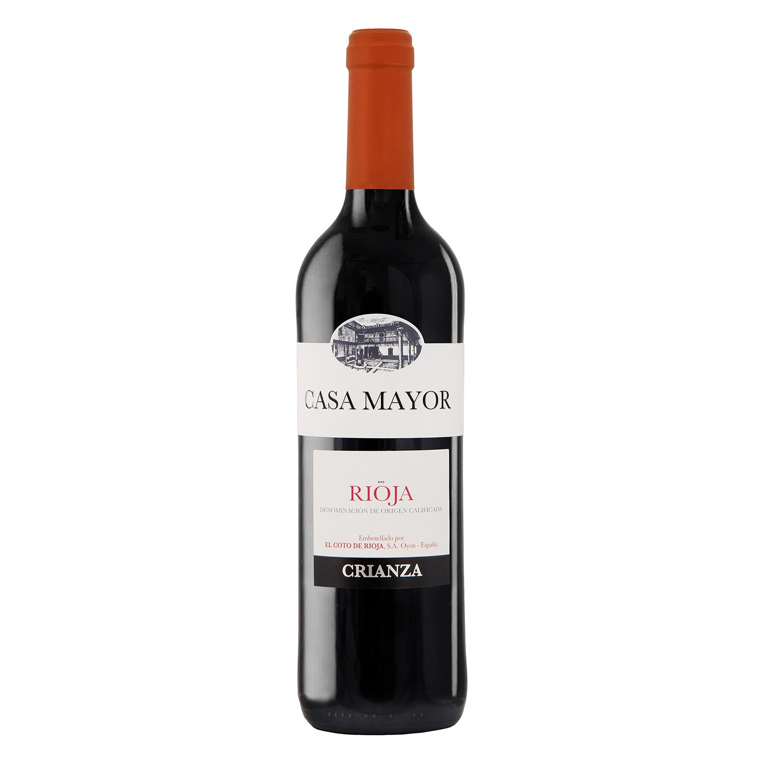 Vino tinto crianza Casa Mayor D.O.Ca. Rioja 75 cl.