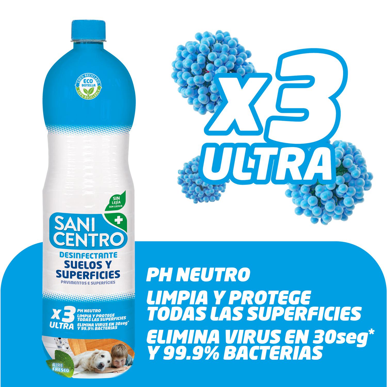Friegasuelos multidesinfección Sanicentro 1,5 l.