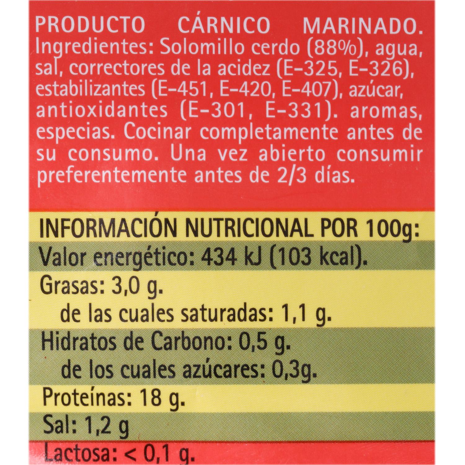 Solomillo de cerdo Extratiernos ElPozo 750 g aprox