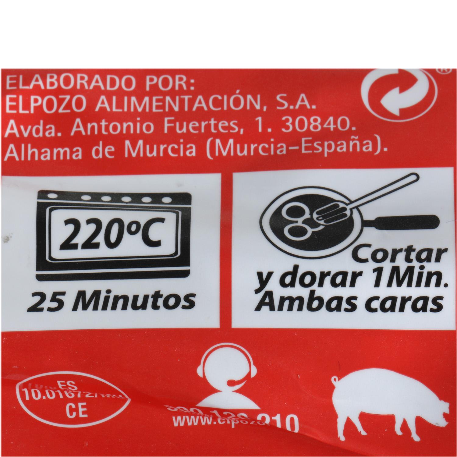 Solomillo de cerdo Extratiernos ElPozo 750 g aprox