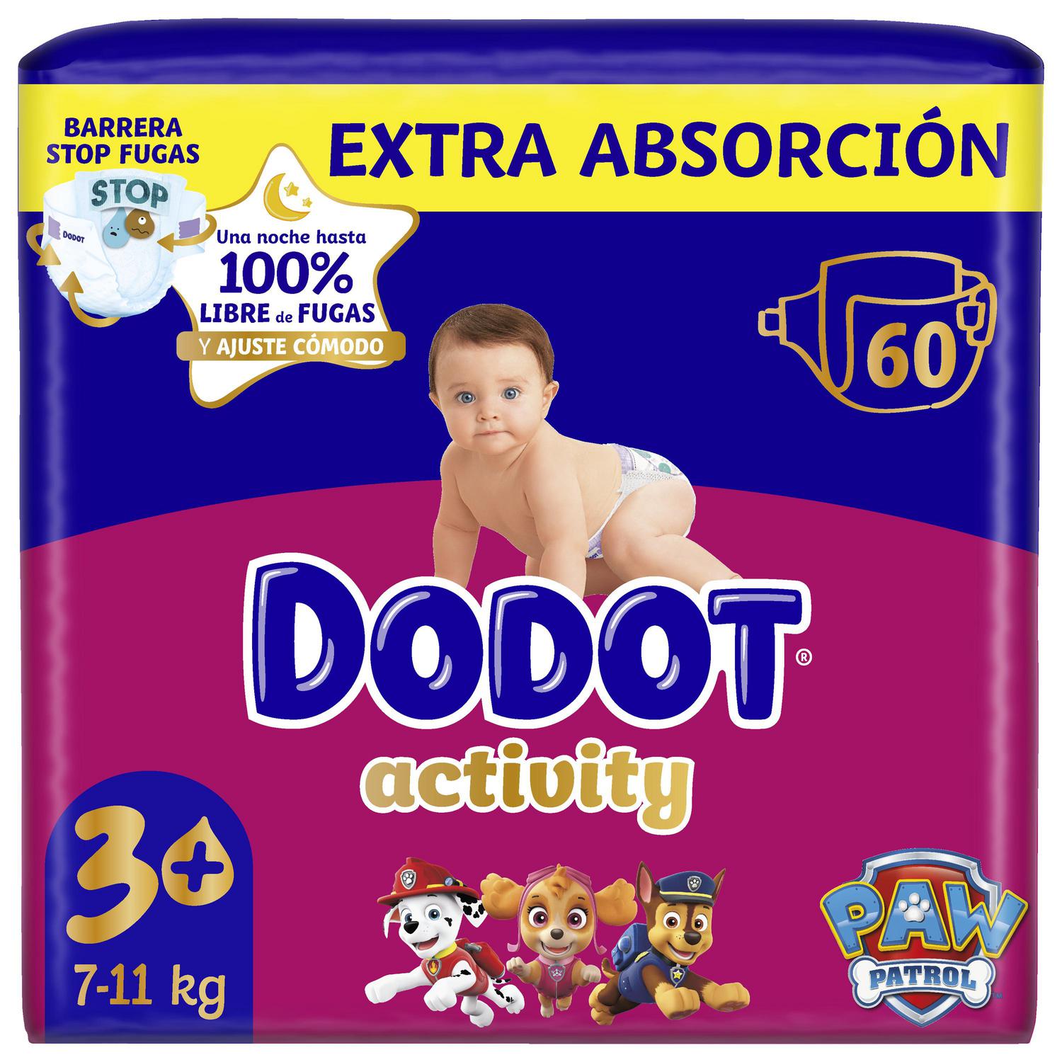 Pañales Dodot Activity T3 (7-11 kg.) 60 ud.