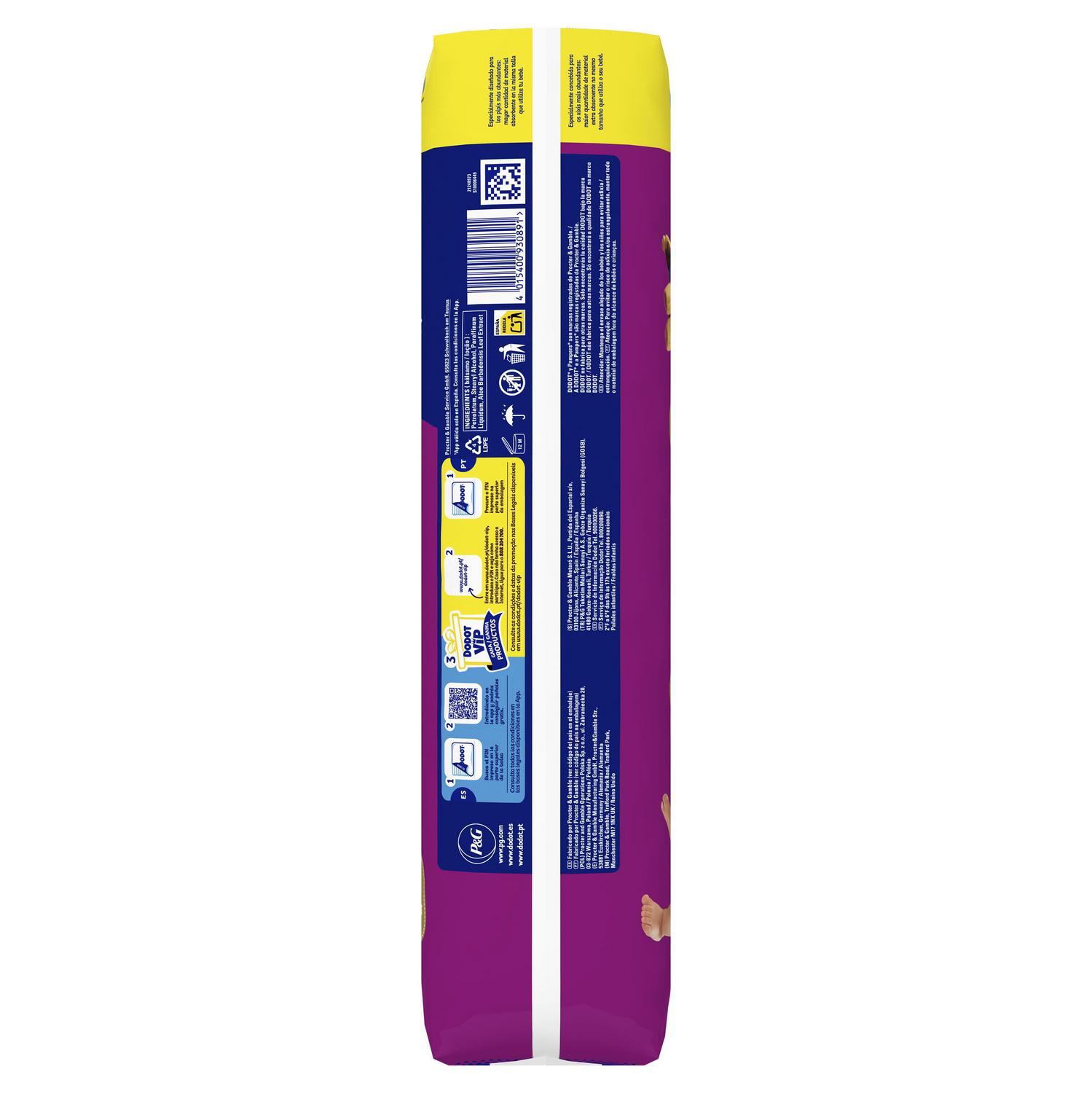 Pañales Dodot Activity T4 (10-15 kg.) 52 ud.